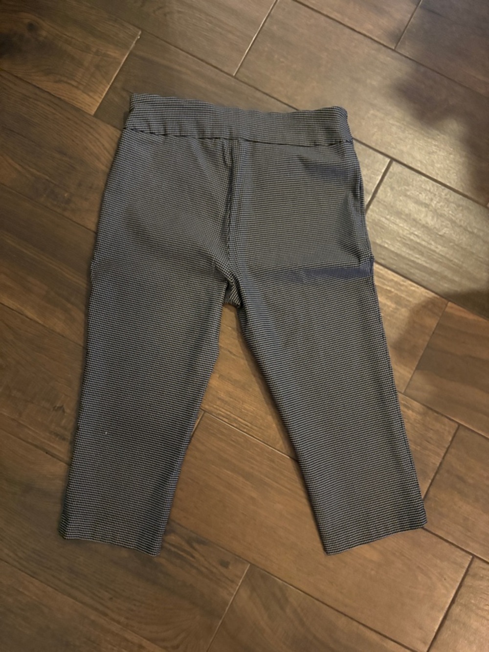 Black Micro-Pattern Stretch Dress Pants - Picture 5 of 9